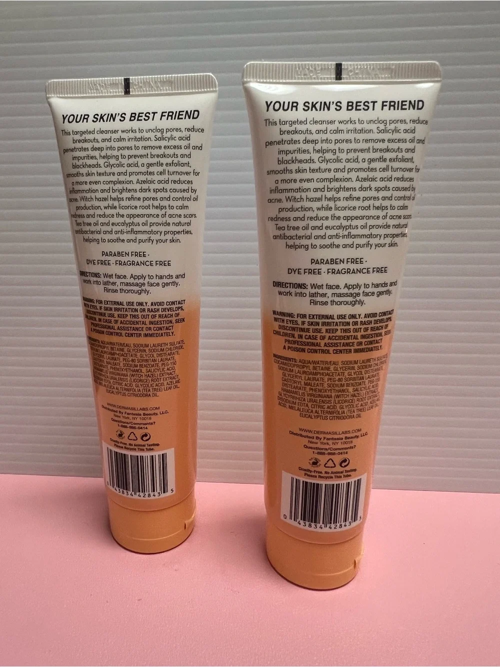 2 Dermasil Facial Cleanser for Acne-Prone Skin - NEW